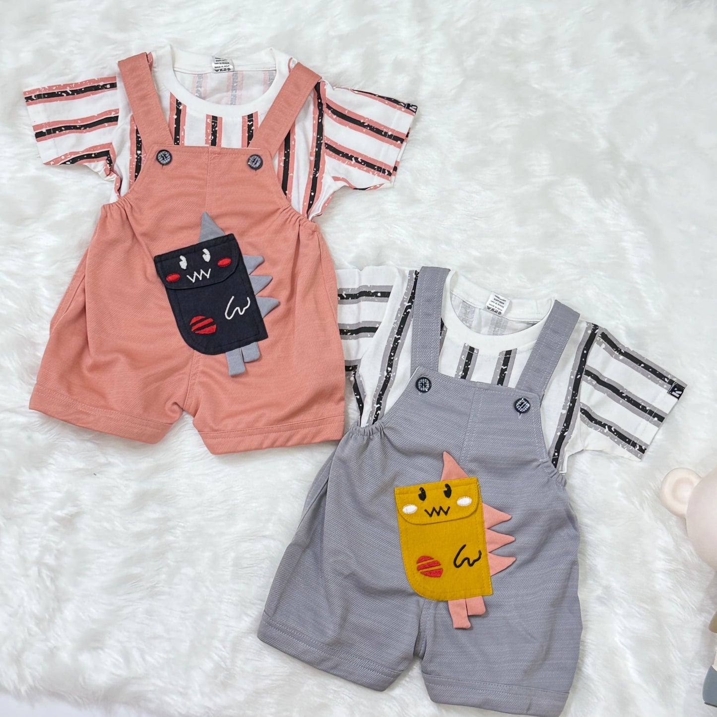 Dungaree | Tshirt & Pinafore Shorts | Kids Wear