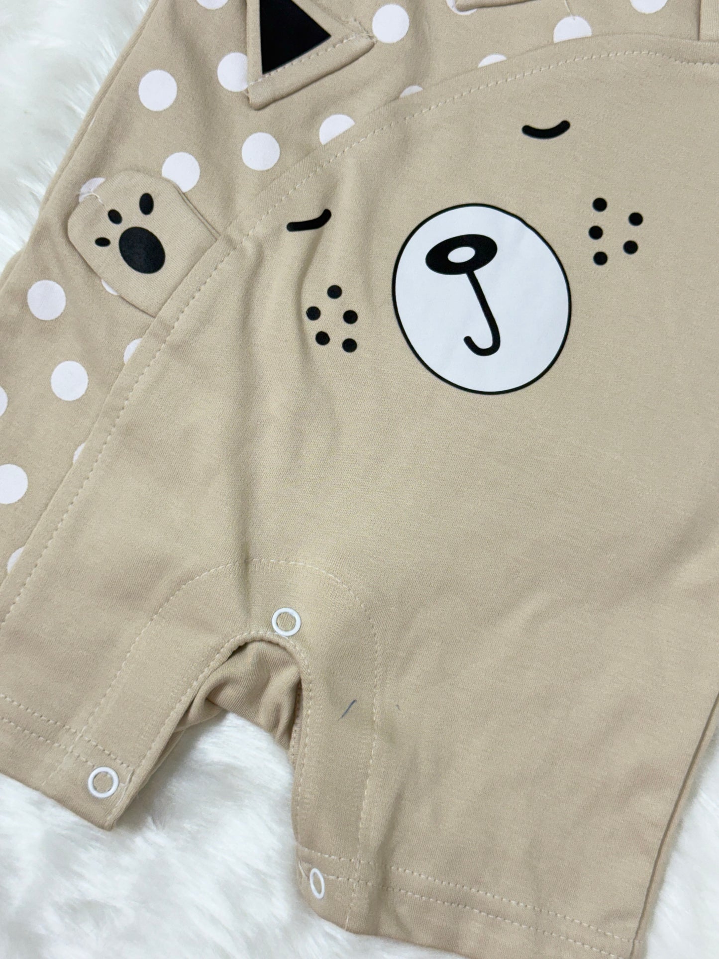 Rompers Biscuit Colour | Unisex Wear