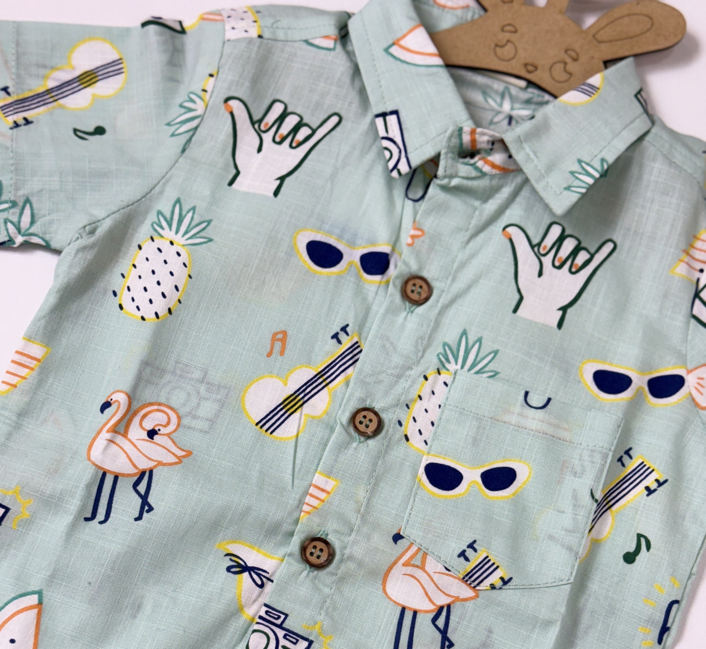 Co-ord Set | Aloha Summer Vibes Shirt & Shorts Set | Boys Wear