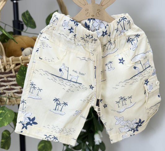 Co-ord set/ Tropical Island Adventure Shirt & amp ; Shorts Set / Boys Wear