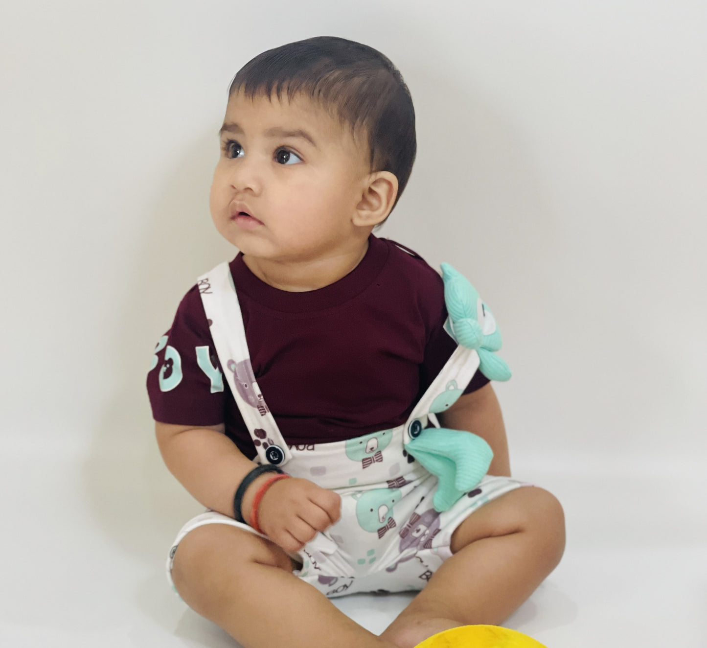 Dungaree/ Bear Squad Navy Tee & Dungaree Set / Boys wear