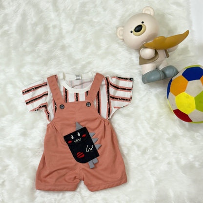 Dungaree | Tshirt & Pinafore Shorts | Kids Wear