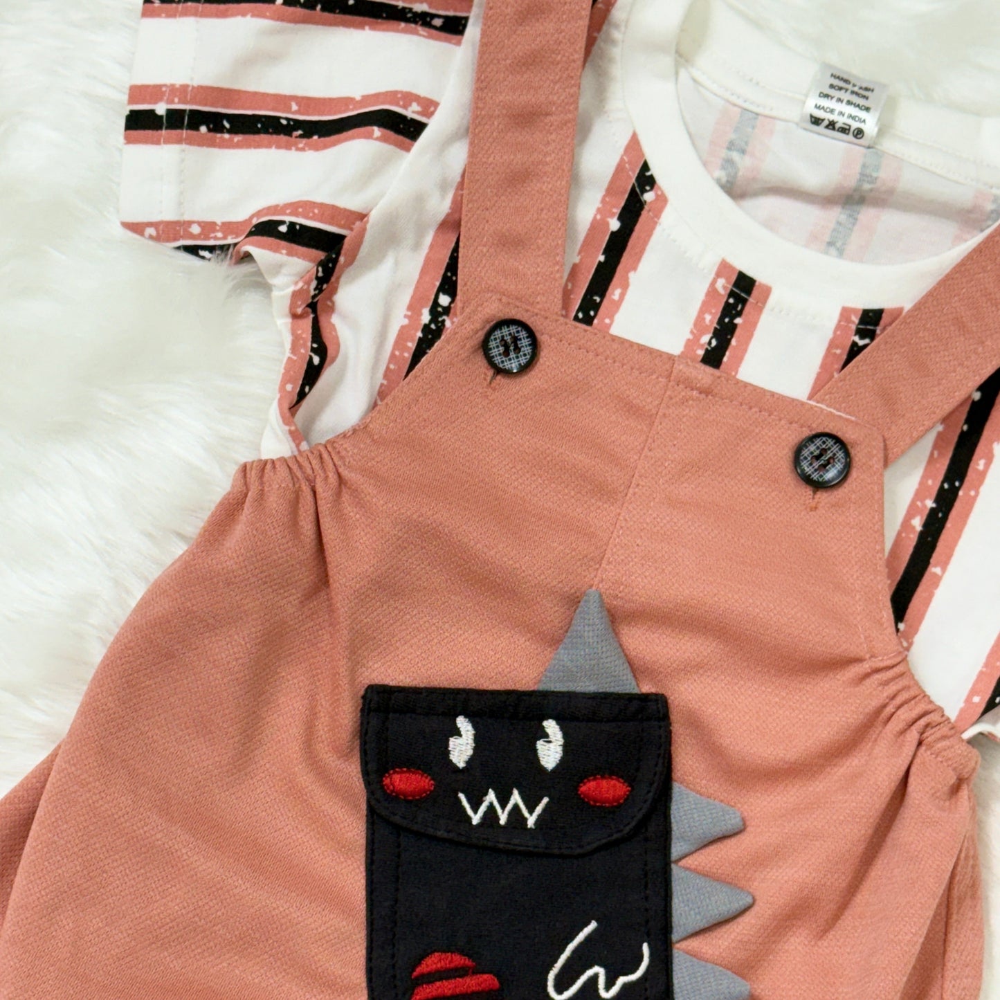 Dungaree | Tshirt & Pinafore Shorts | Kids Wear