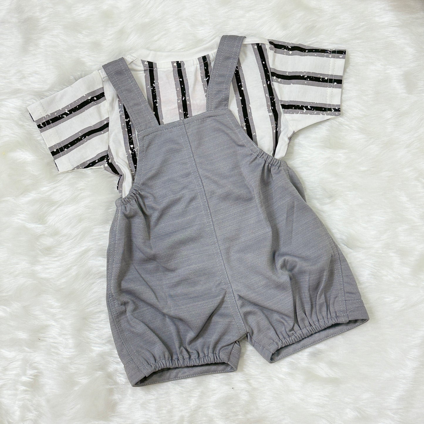 Dungaree / Tshirt & Pinafore Shorts / Kids wear