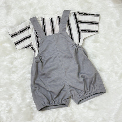 Dungaree / Tshirt & Pinafore Shorts / Kids wear