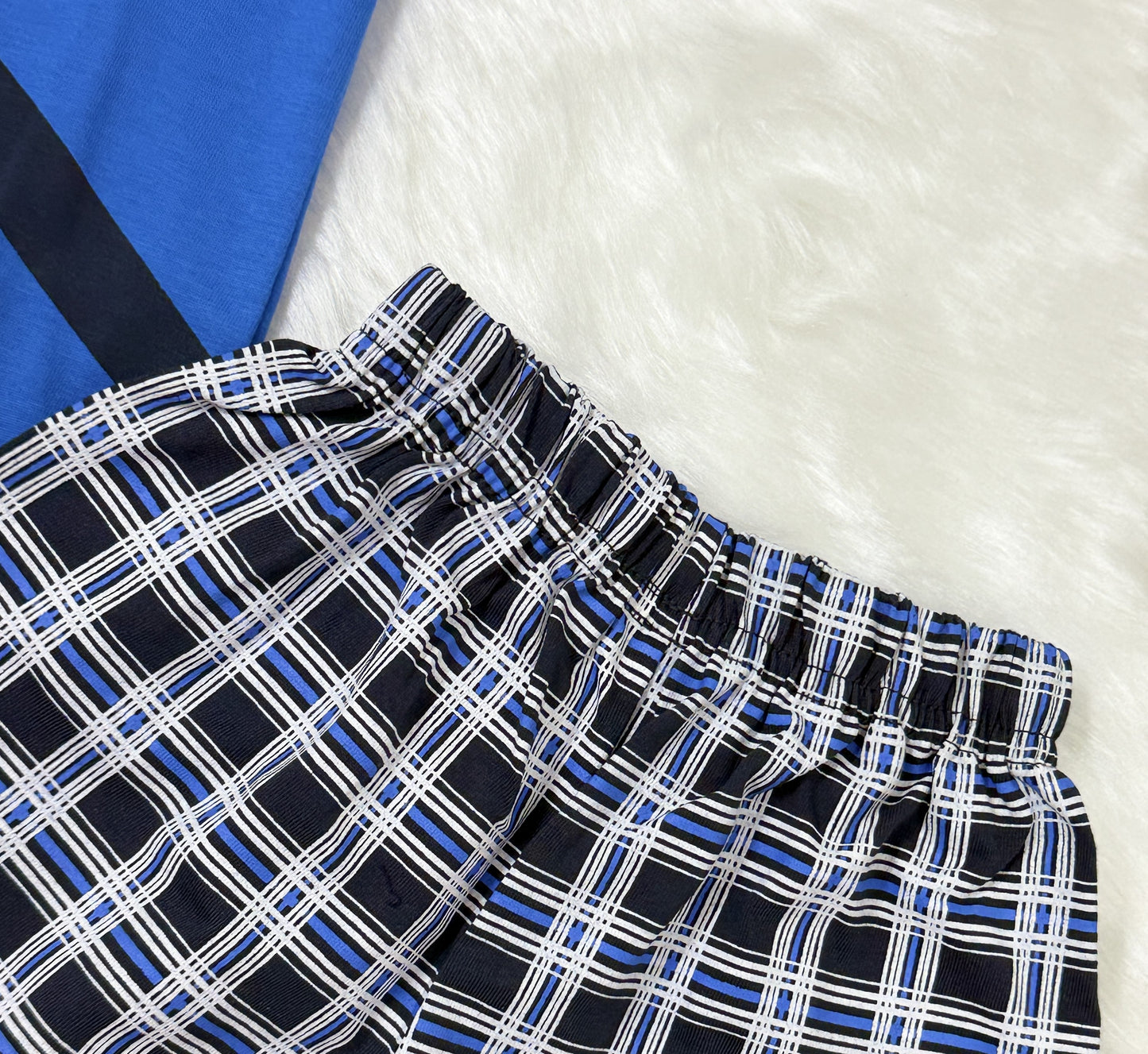 Tshirt & Shorts | Graphic Tee & Checked Shorts Set | Boys Dress