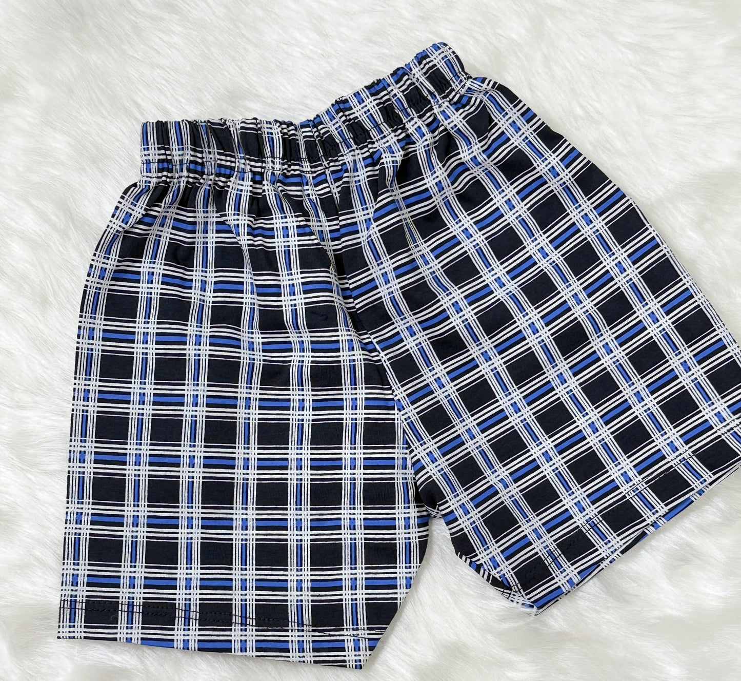 Tshirt & Shorts | Graphic Tee & Checked Shorts Set | Boys Dress