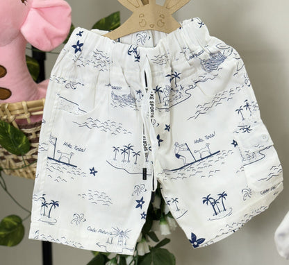 Co -ord set |  Tropical Island Adventure Shirt &amp; Shorts Set | Boys Wear