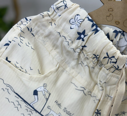 Co-ord set/ Tropical Island Adventure Shirt & amp ; Shorts Set / Boys Wear